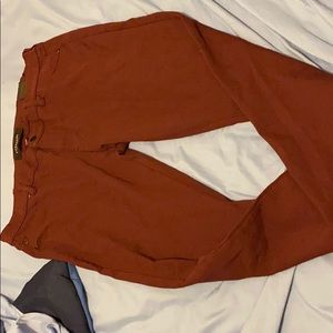 Burgundy pants